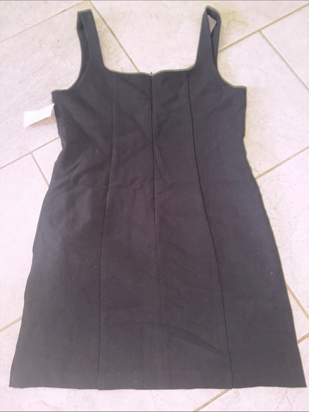 WAYF Little Black Dress With Pockets - Picture 3 of 4